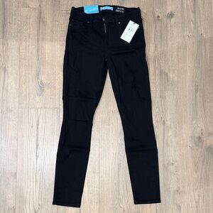 7 For All Mankind Women's Black Skinny Jeans